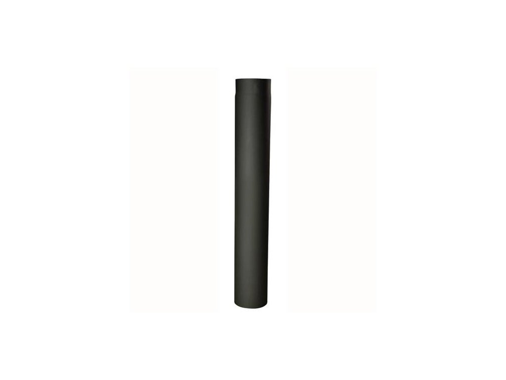 Füstcső 180 mm/1000, 1,5 mm fal vastagságú, fekete