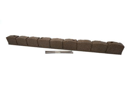 3505176 3 zahradni obrubnik roman stone 120 cm gumovy hnedy vcetne hrebu