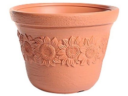 Virágcserep SUNNY 1 35 cm, tégla