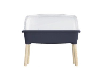 Palántanevelő RESPANA PLANTER WOOD HIGH SET 78 cm, antracit