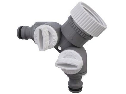 3463196 rozdvojka s ventilem pro 2 rychlospojky 1 3 4 wl 2222 white line