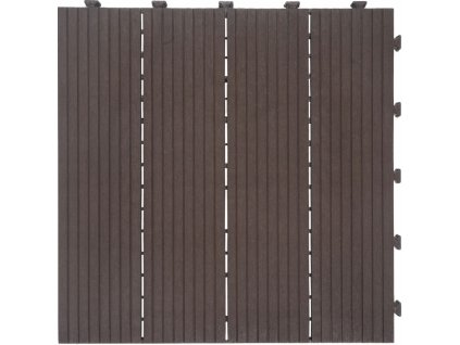 Gumi csempe Cosmopolitan 45 x 45 cm, barna, megerősített 2,5 cm