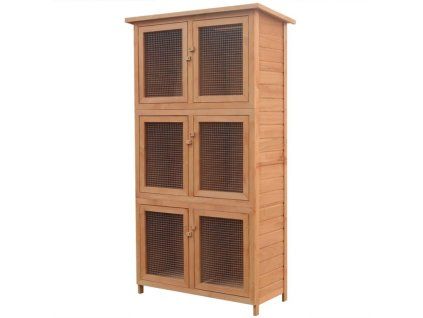 3513933 drevena kralikarna verona pro 6 kraliku 1020x480x1800 mm