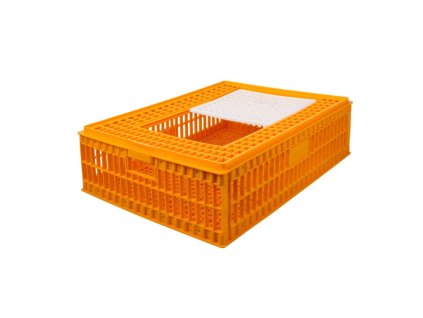 3544327 prepravni box na malou drubez 1 dvirka 76 x 56 x 21 5 cm