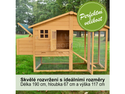 3514155 dreveny kurnik berlin xxl 1900x670x1170 mm