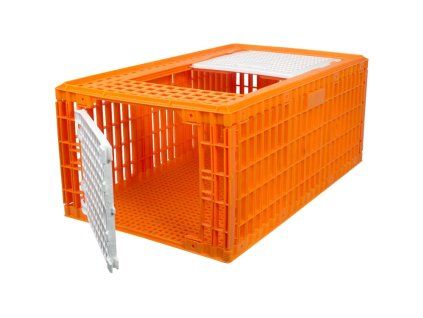 3544486 prepravni box na drubez 2 dvirka 97 x 58 x 42 cm