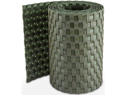 Kerítésöv rattan zöld