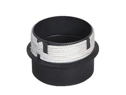98613 prechod do komina 150 150 mm d 160 mm t 1 5 mm s tes snurou cer
