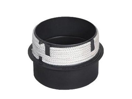 98622 prechod do komina 200 200 mm d 160 mm t 1 5 mm s tes snurou cer