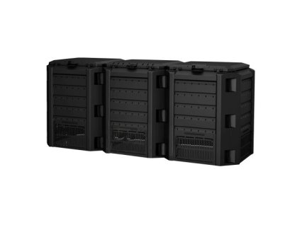 COMPOGREEN komposztáló 1200 l (3 x 400 l) fekete