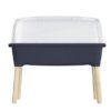 Ültetőgép RESPANA PLANTER WOOD HIGH készlet antracit 78 cm