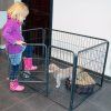 Ketrec kutyák és más állatok számára - M méret - 4 szegmens, magasság 70,5 Cm