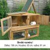 3513978 4 drevena kralikarna vimperk 1060x530x910 mm