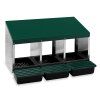 3511607 snaskove hnizdo pro slepice 3mistne se sbernym kosem 10140