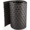 Kerítésöv rattan sötétbarna
