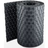 Kerítésöv rattan sötétszürke