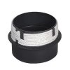 98616 prechod do komina 160 160 mm d 160 mm t 1 5 mm s tes snurou cer