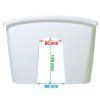 3464159 1 truhlik na zabradli crown bily 58cm